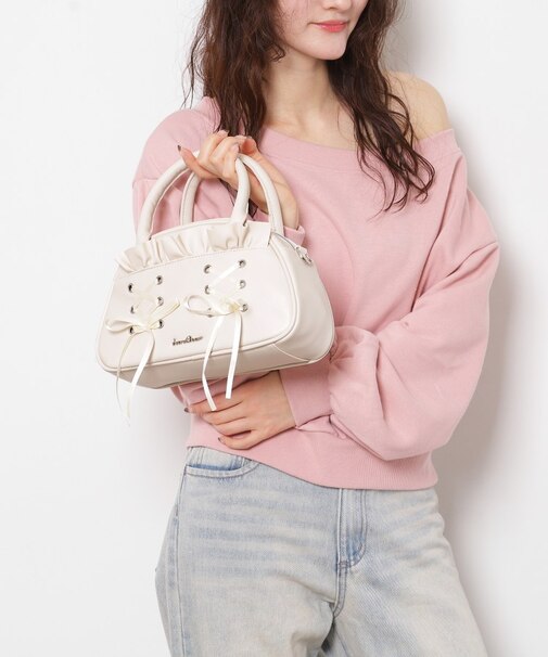 リボン使い2WAYショルダー