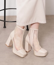 チュールスクエアブーツ