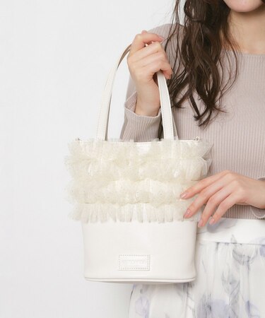 ギャザーチュールバッグ