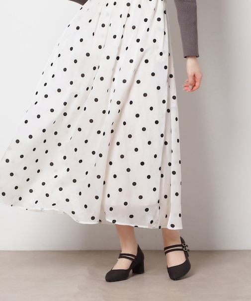 Wストラップパンプス