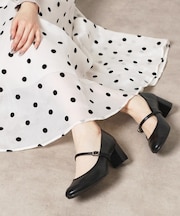 【レイン対応】取り外しストラップパンプス