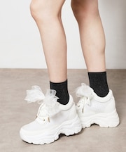 きゅんフィットシフォンリボンスニーカー