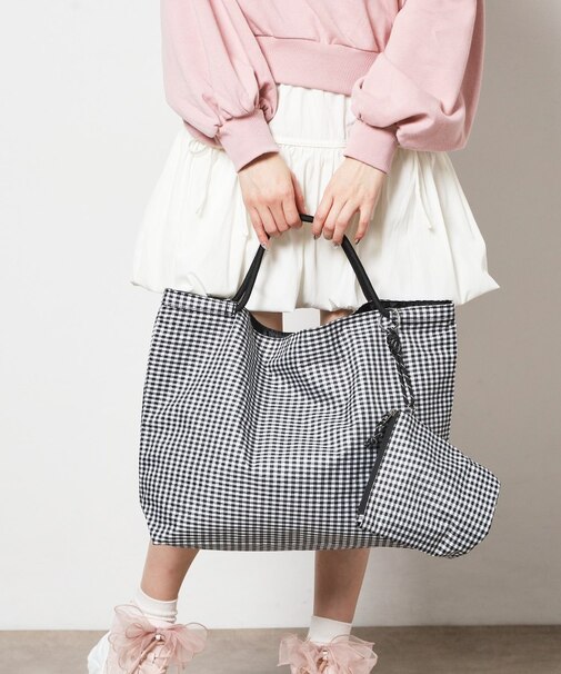 ウォッシャーナイロンパッカブルトート