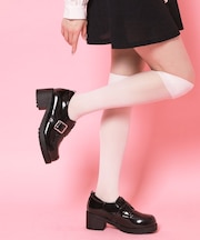 ワンベルトバックルローファー