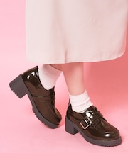 ワンベルトバックルローファー