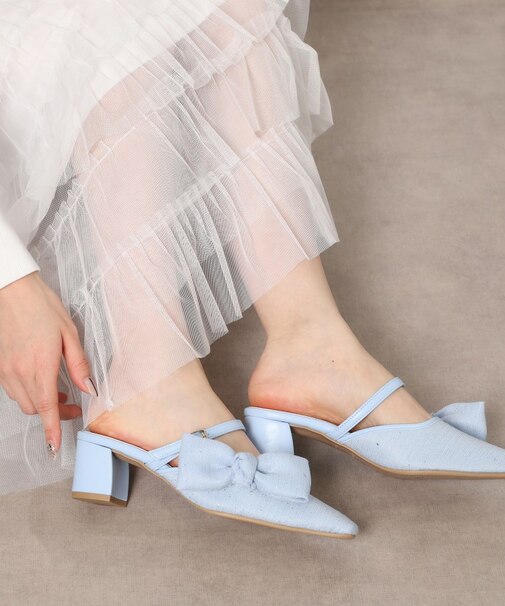 BIGリボン2WAYミュール