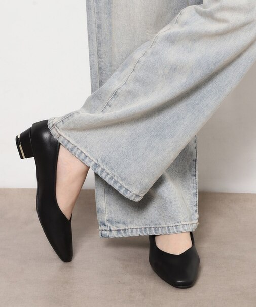 クッションスクエアヒール