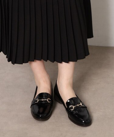 エナメルローファー レイン対応