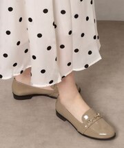 エナメルローファー レイン対応