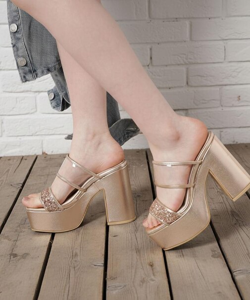 【ラク盛り／サンダル】ラク盛りミュール