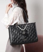 リボンキルティングトート