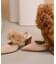 【Fur Collection】ファー付き2WAYスリングバックミュールパンプス