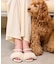 【Fur Collection】フェイクファー付き2WAYミュールサンダル