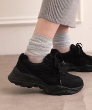 異素材コンビスニーカー