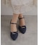 リボン付きセパレートパンプス