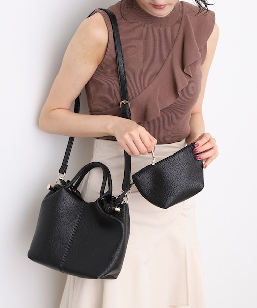 【EC限定】ノットハンドルショルダーバッグ