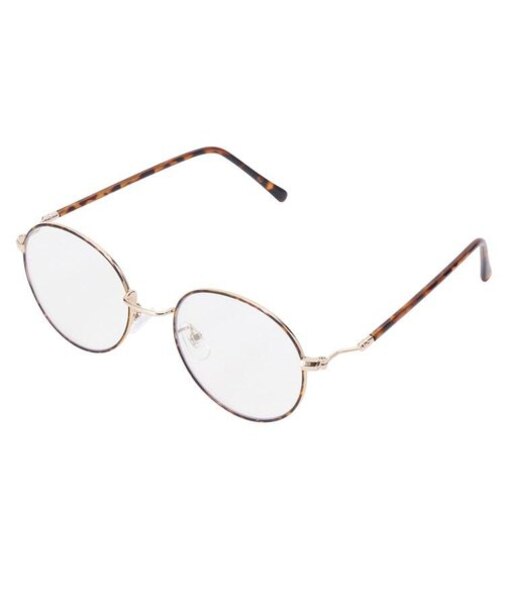 ブルーライトクリアサングラス ラウンドフレーム