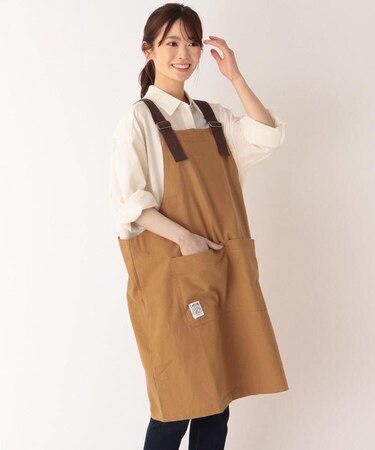 ファボリ カバーオールエプロン