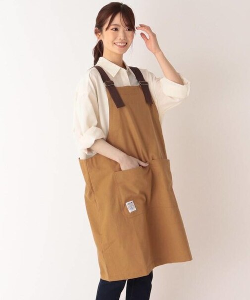 ファボリ カバーオールエプロン