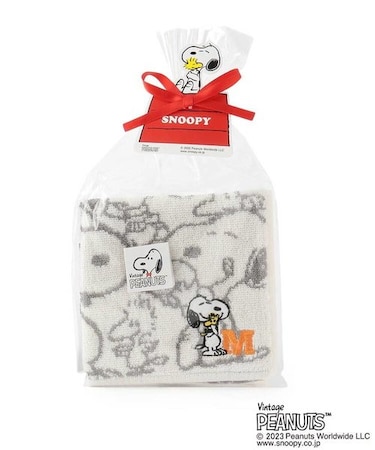 ◆SNOOPY イニシャルミニタオル M