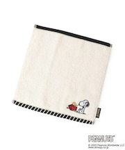◆SNOOPY ミニタオル ふわふわ イニシャル