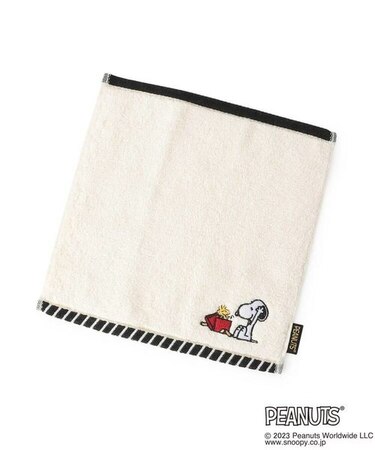 ◆SNOOPY ミニタオル ふわふわ イニシャル