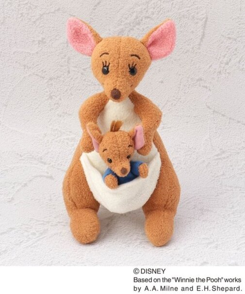 ◆ディズニー 『クマのプーさん』 ぬいぐるみ カンガ＆ルー