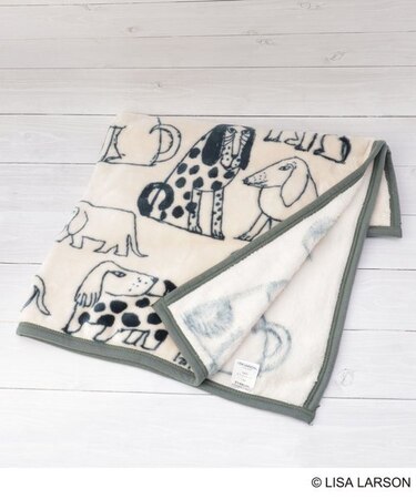 【あったか】LISA LARSON リサ・ラーソン ブランケット