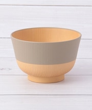 ◆やさしい彩 抗菌汁椀 アマ色