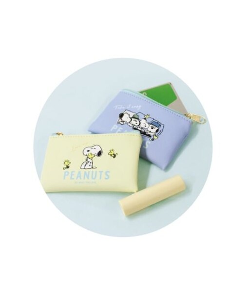 ◆SNOOPY シークレットフラットミニポーチ