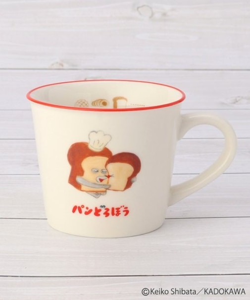 パンどろぼう マグカップ カラーライン 200ml