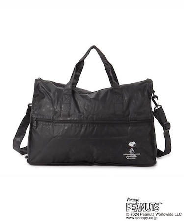 ◆SNOOPY 折り畳みボストンバッグ M