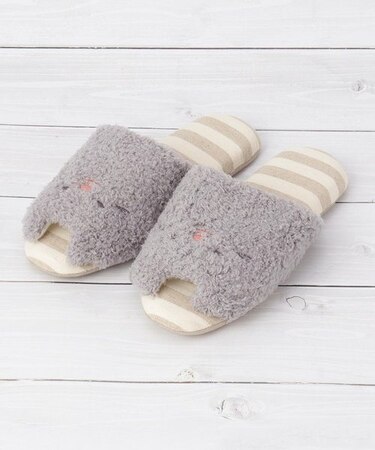 ◆モフねこ スリッパ