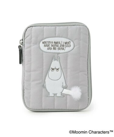 ◆MOOMIN マルチケース ムスッとフェイス