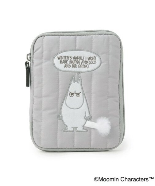 ◆MOOMIN マルチケース ムスッとフェイス