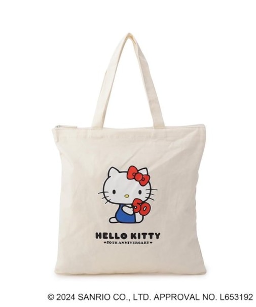 ◆サンリオキャラクターズ トートバッグ キティ50thデザイン