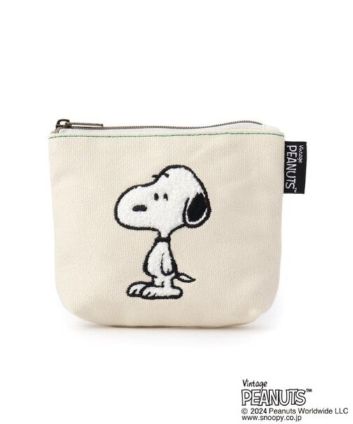SNOOPY ティッシュポーチ サガラキャンバス 立ち