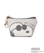◆SNOOPY 三角ミニポーチ ドアップ