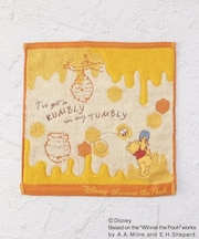 ◆ディズニー 『くまのプーさん』 タオルハンカチ はちみつワールド