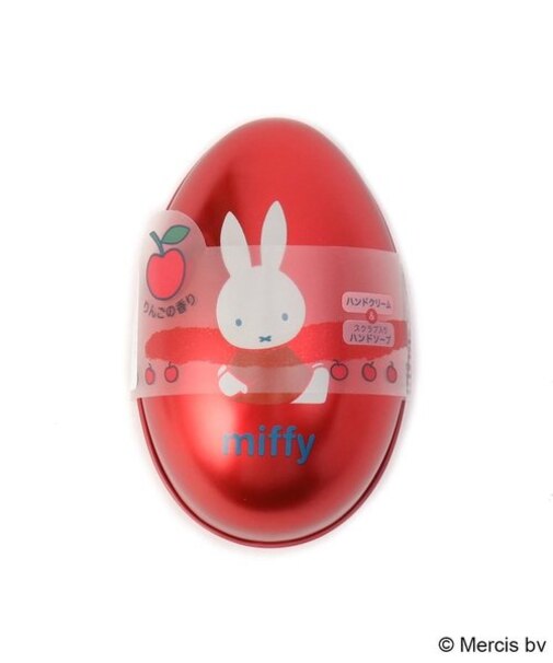 Dick Bruna miffy ハンドケアセット エッグ缶 りんご