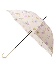 【晴雨兼用/UV】ドローイングフラワー 長傘