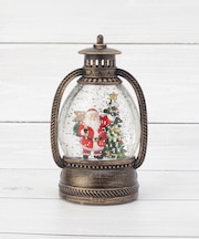 【クリスマス】スノーグローブ ライトスタンド