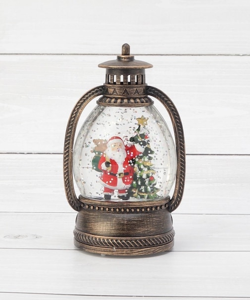 【クリスマス】スノーグローブ ライトスタンド