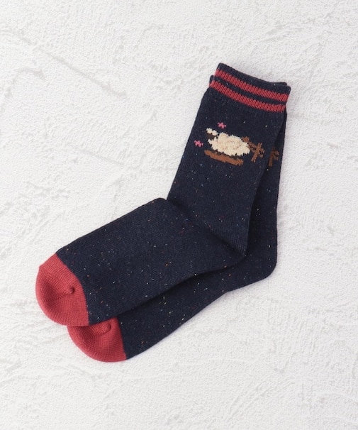 ◆NEP ひつじクルーソックス