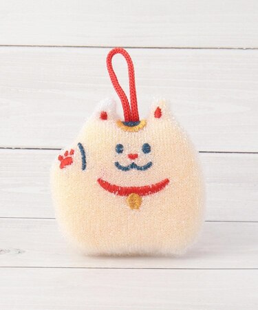 ◆お年賀 キラキラおそうじスポンジ 招き猫