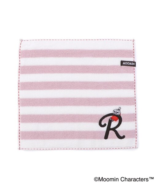 ◆MOOMIN ミニタオル イニシャルミイ R