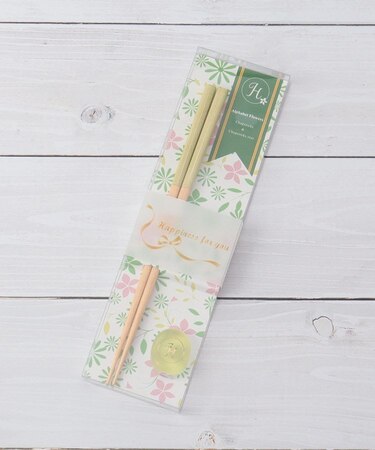 アルファベットフラワーズ 箸・箸置きセット