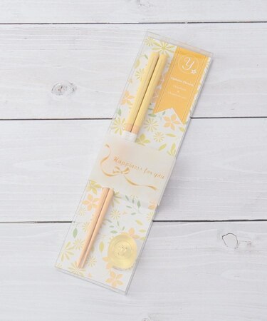 アルファベットフラワーズ 箸・箸置きセット