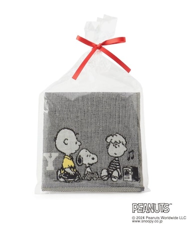 ◆SNOOPY 三重ガーゼイニシャルハンカチ Y