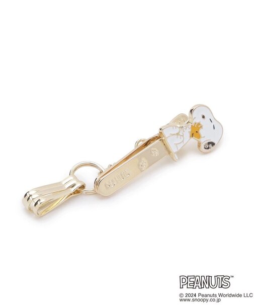 ◆SNOOPY バッグキークリップ スヌーピーとウッドストック